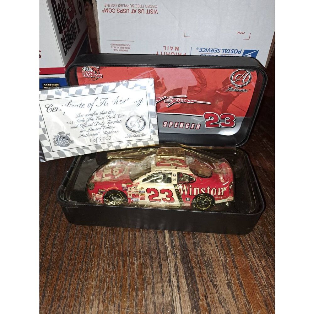 Vintage 99 Racing Champions Authenics Jimmy Spencer Winston Die Cast Nascar Car
